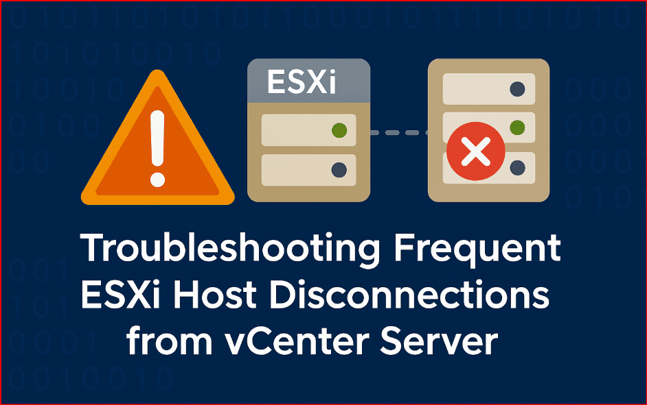 esxi not responding and disconnected