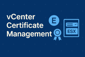 vcenter certificate management