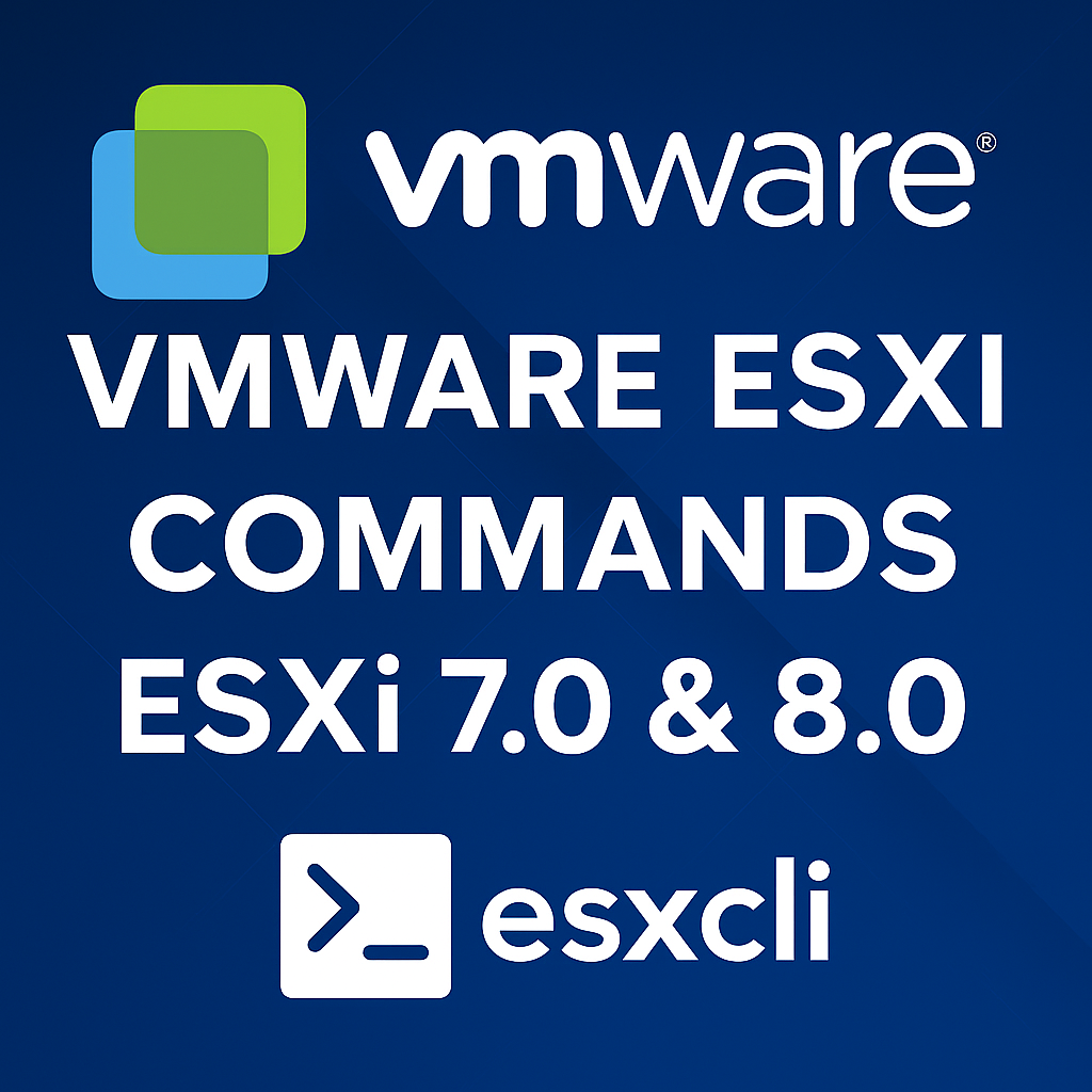 how to troubleshoot esxi host issues using cli command, esxi 7.0 and 8.0, esxicli commands for esxi host troubleshooting
