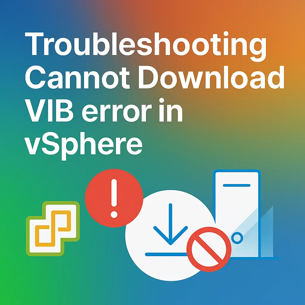 how to fix can't download vib error
