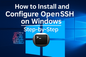 how to install openssh on windows